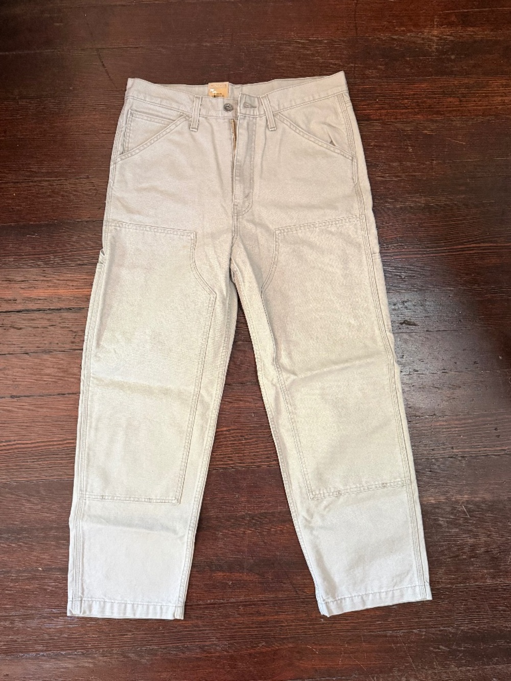Levi's 568 Loose Carpenter Double Knee Pants Gray Men's Sz 31Wx30L NWT